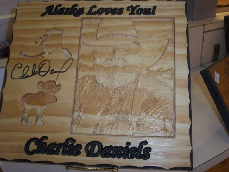 Charlie Daniels- autographed before concert